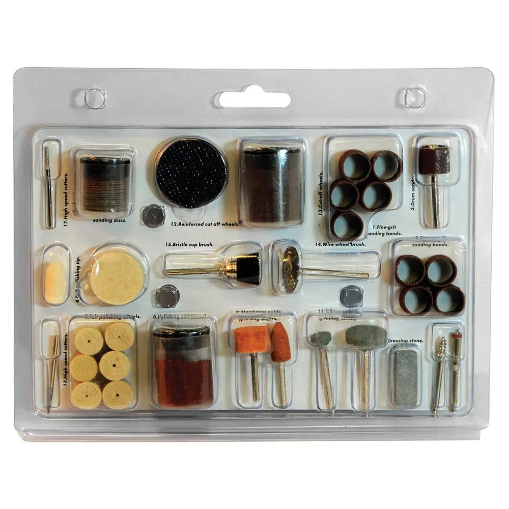 Silverline 105 Piece Rotary Tool Accessory Kit Hobby Cutting Sanding Grinding 