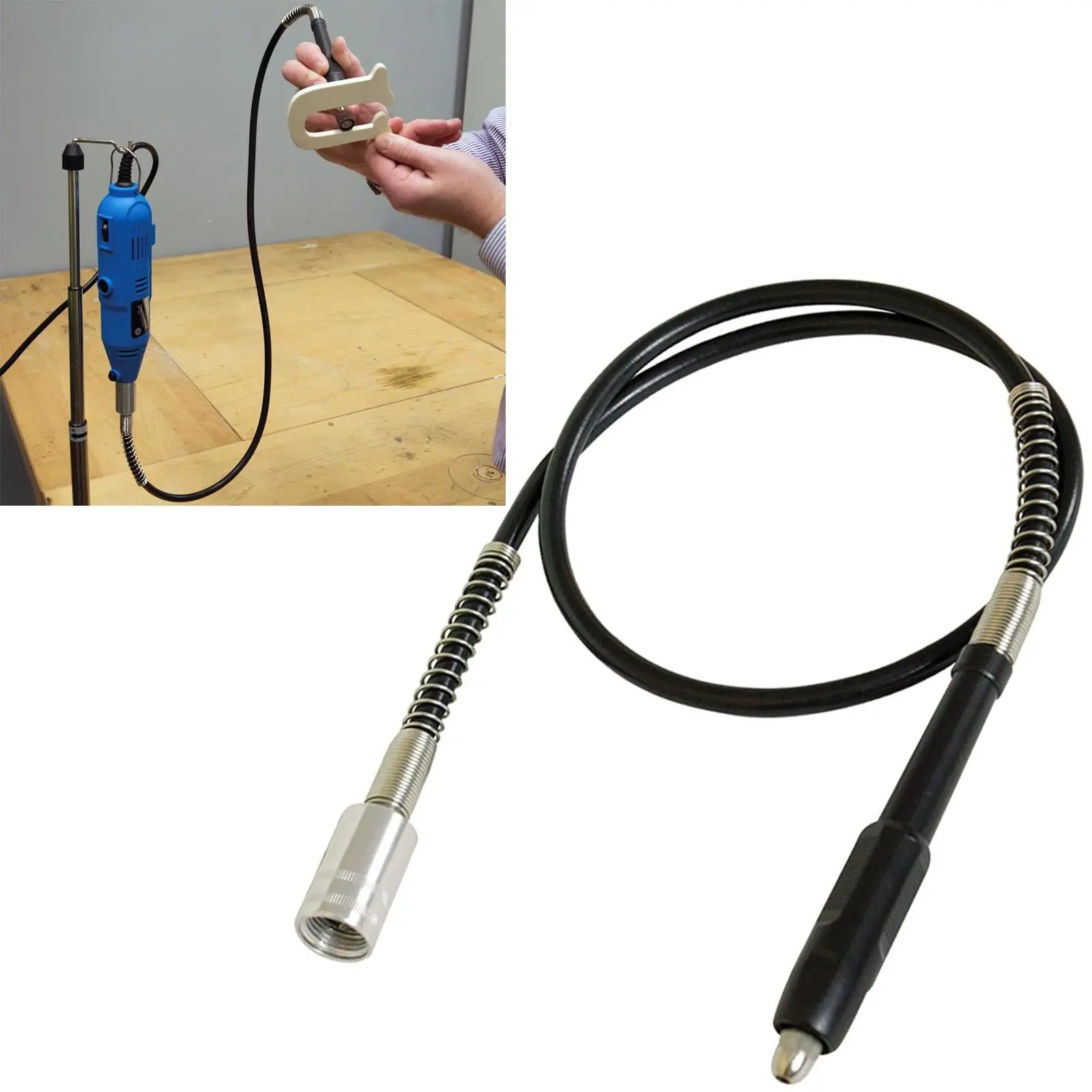 Silverline 1070mm Flexi Drill Drive Shaft Hobby Rotary Tool DIY 