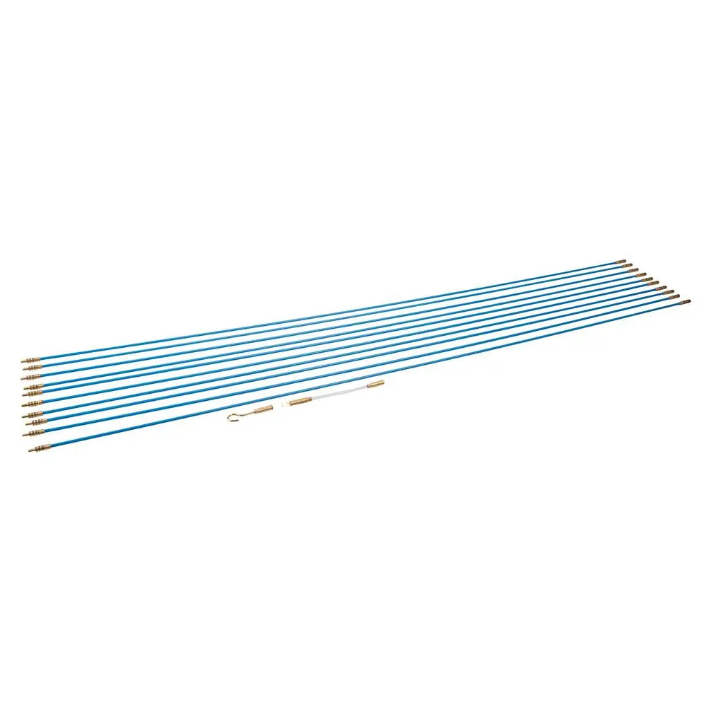 Silverline 10m Cable Rod Access Kit Wires Cables Electricians Rods 