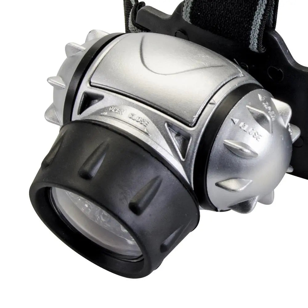 Silverline 12 LED Multi-Mode Headlamp Light Water Resistant Bike 