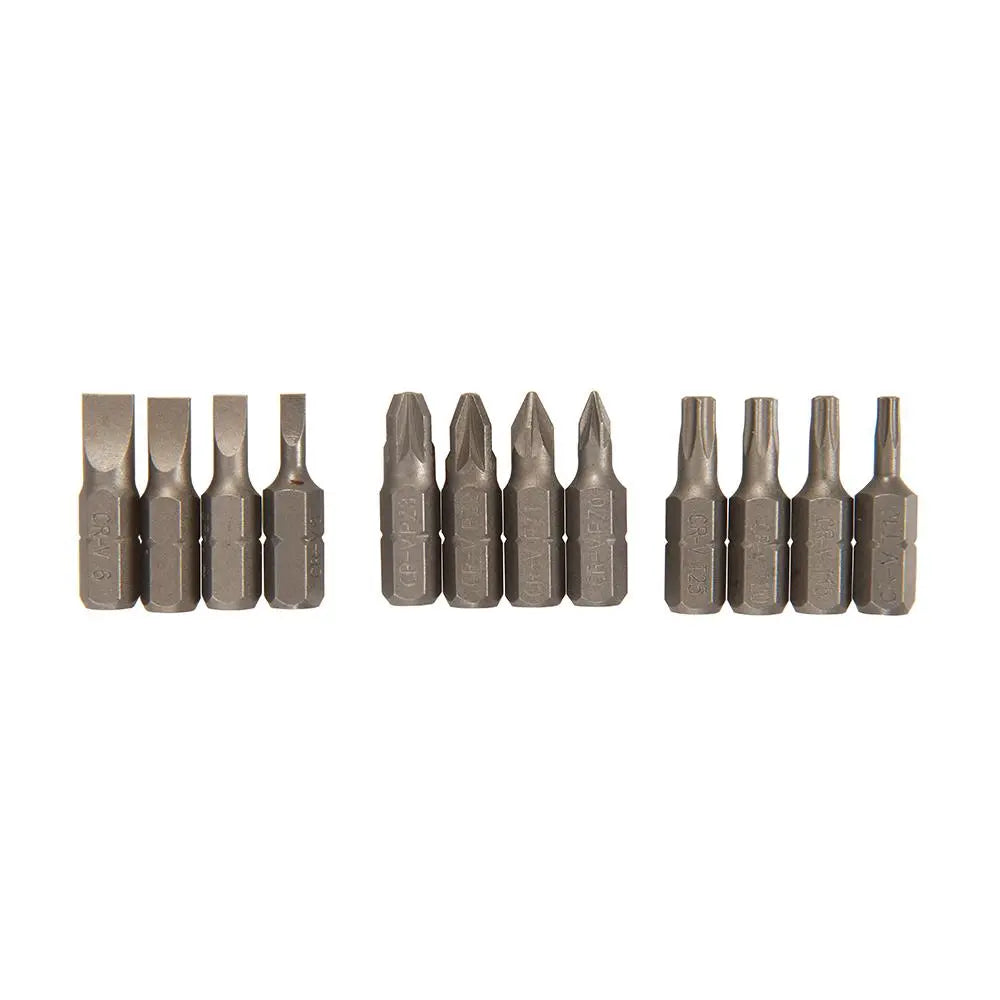 Silverline 12-in-1 Multi-Bit Ratchet Screwdriver 930569  White Rose Tools