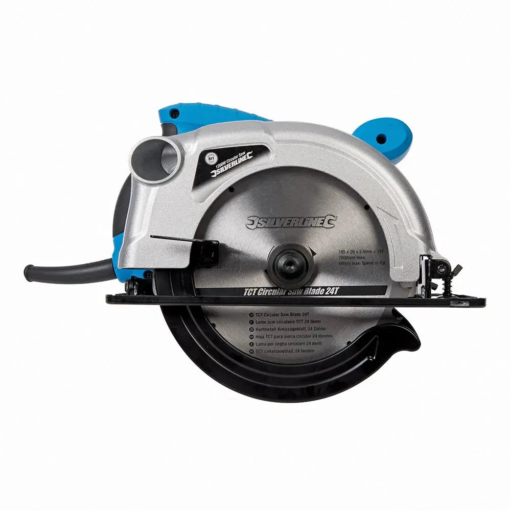 Silverline 1200W Circular Saw 185mm 845135  White Rose Tools