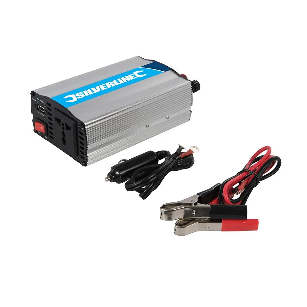 Silverline 12V Inverter 300W (Single Socket) 204757  White Rose Tools