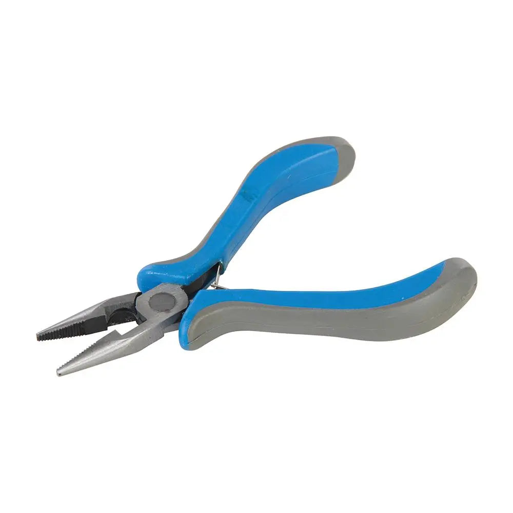 Silverline 130mm Mini Long Nose Pliers Soft Grip Precision Craft Micro 