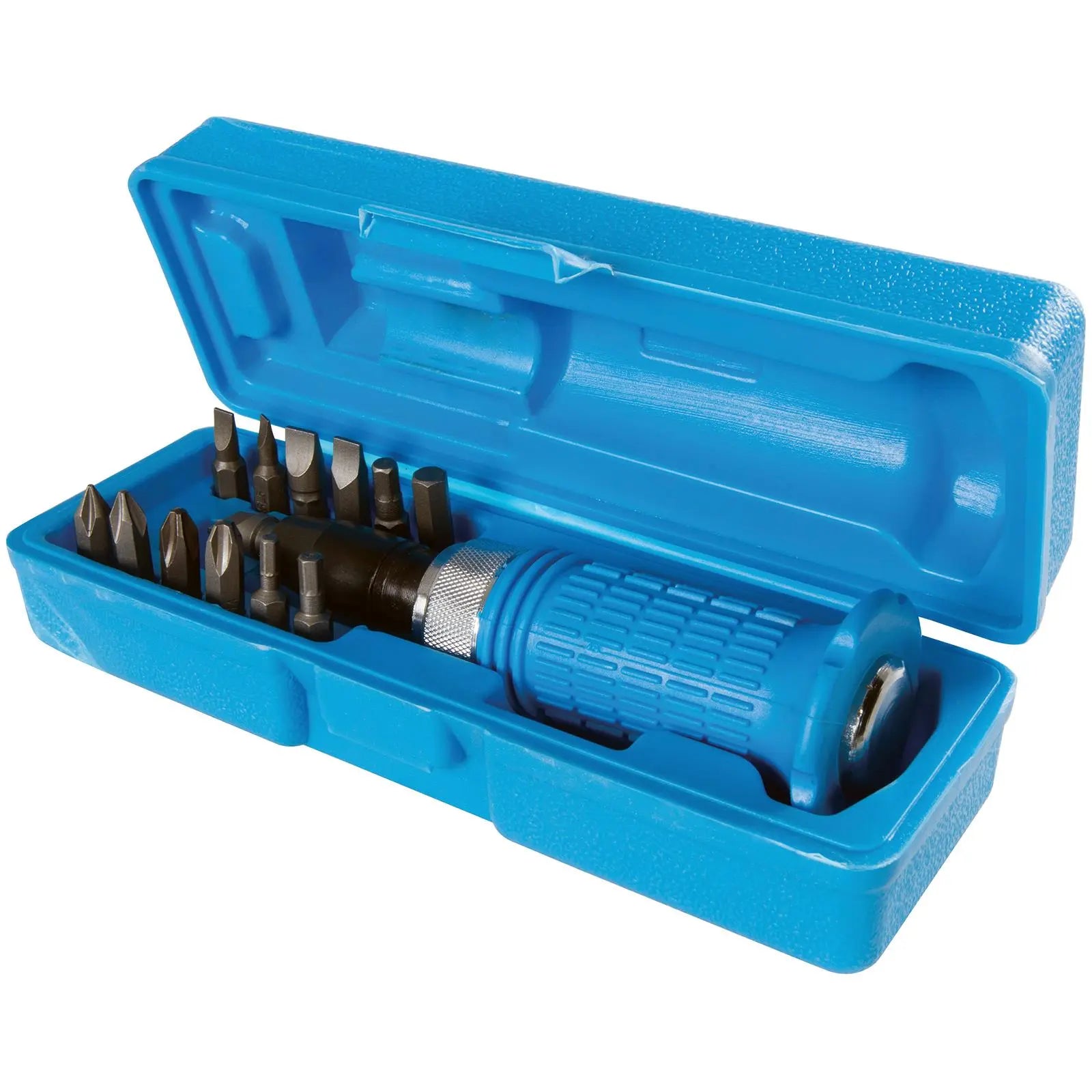 Silverline 14 Piece Soft-Grip Impact Driver Set Screwdriver Phillips Slotted Hex 