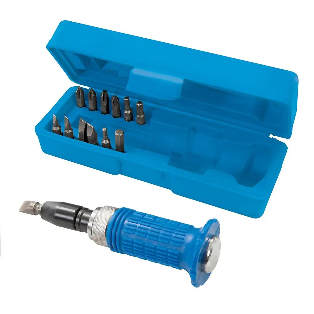 Silverline 14 Piece Soft-Grip Impact Driver Set Screwdriver Phillips Slotted Hex 