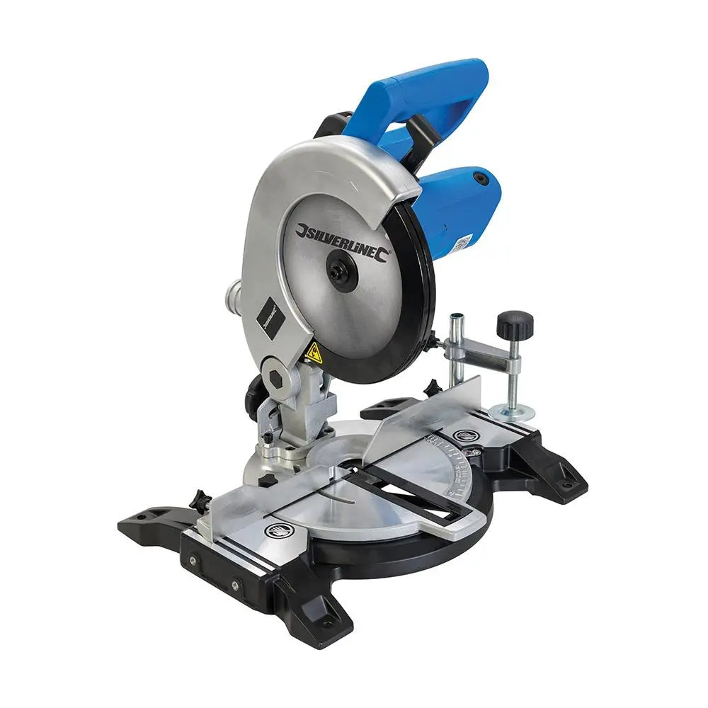 Silverline 1400W Compound Mitre Saw 210mm 262705  White Rose Tools