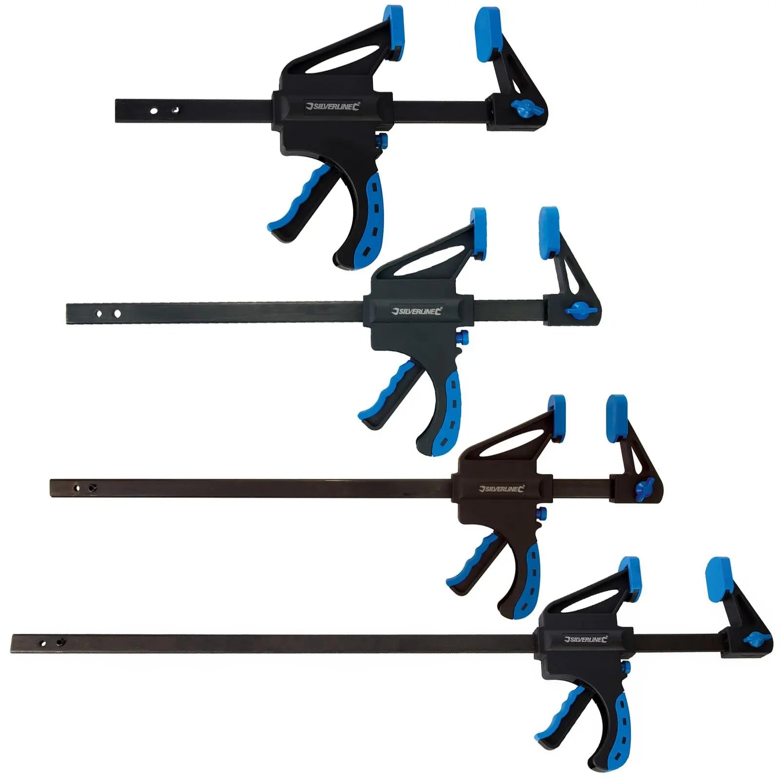 Silverline 150-600mm Heavy Duty Quick Clamps 