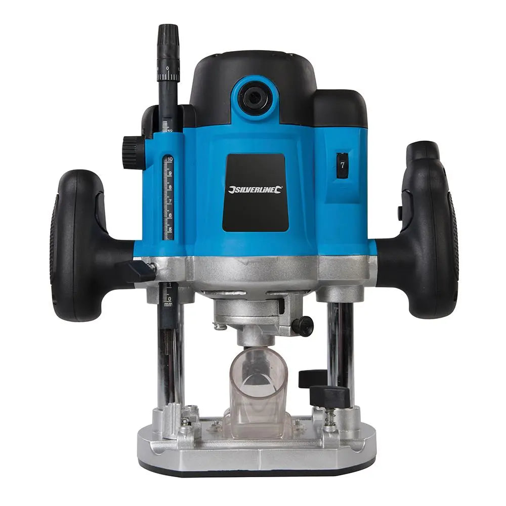 Silverline 1500W Plunge Router 1/2" 264895  White Rose Tools