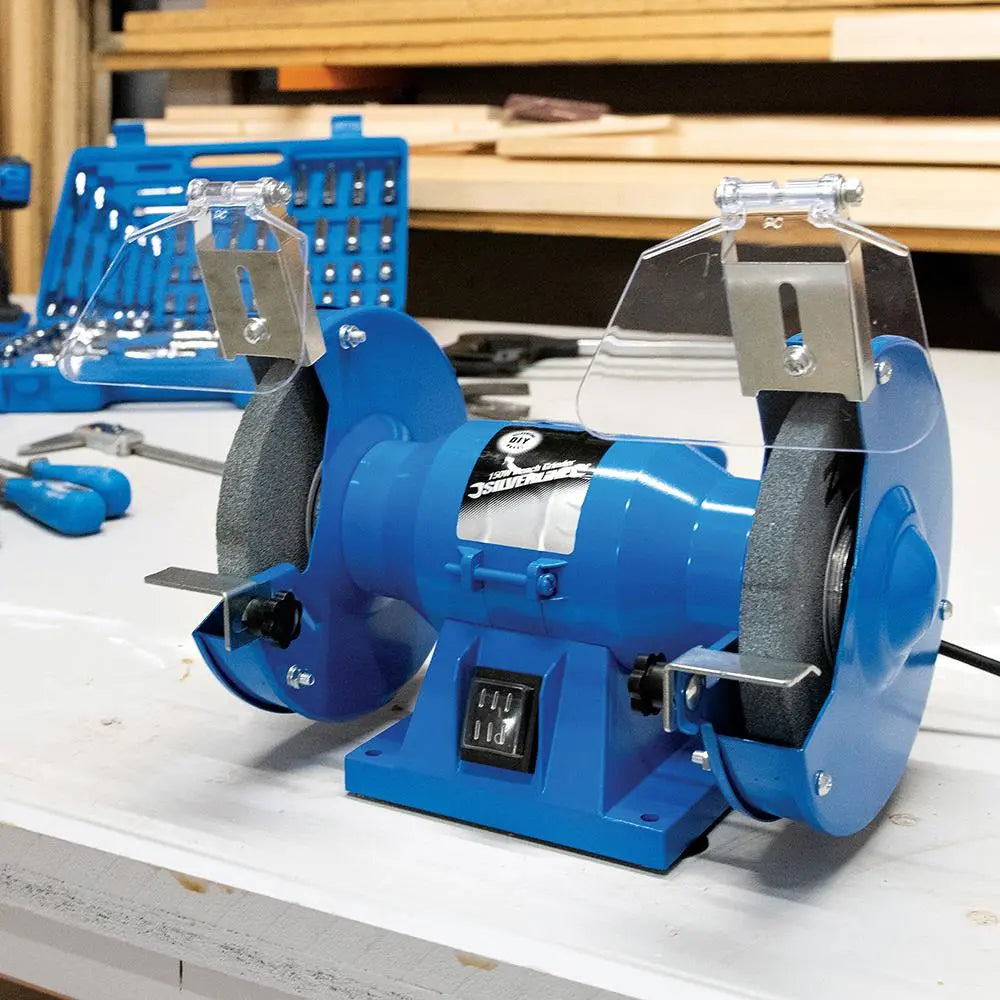 Silverline 150W Bench Grinder 150mm 263511  White Rose Tools