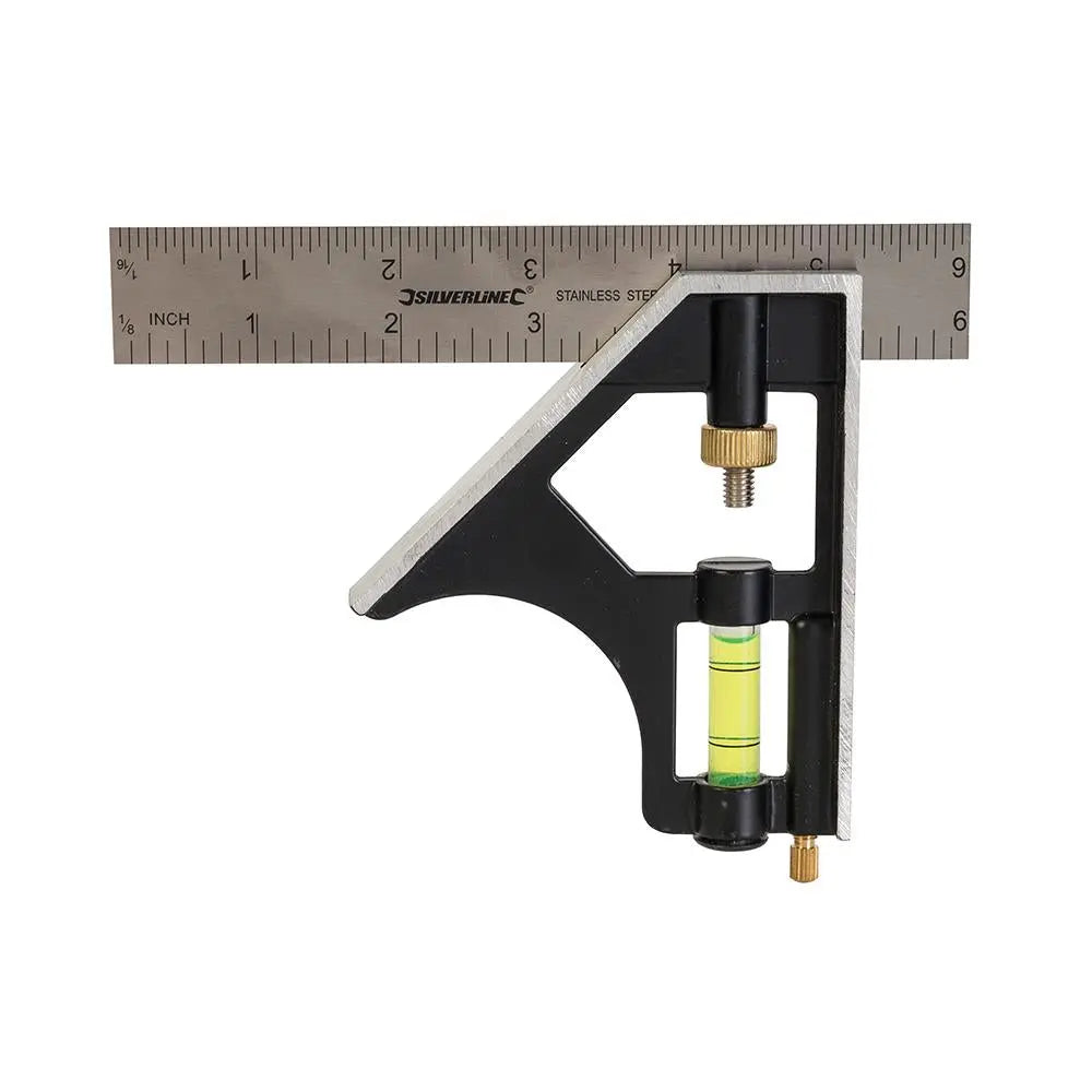 Silverline 150mm Combination Square 