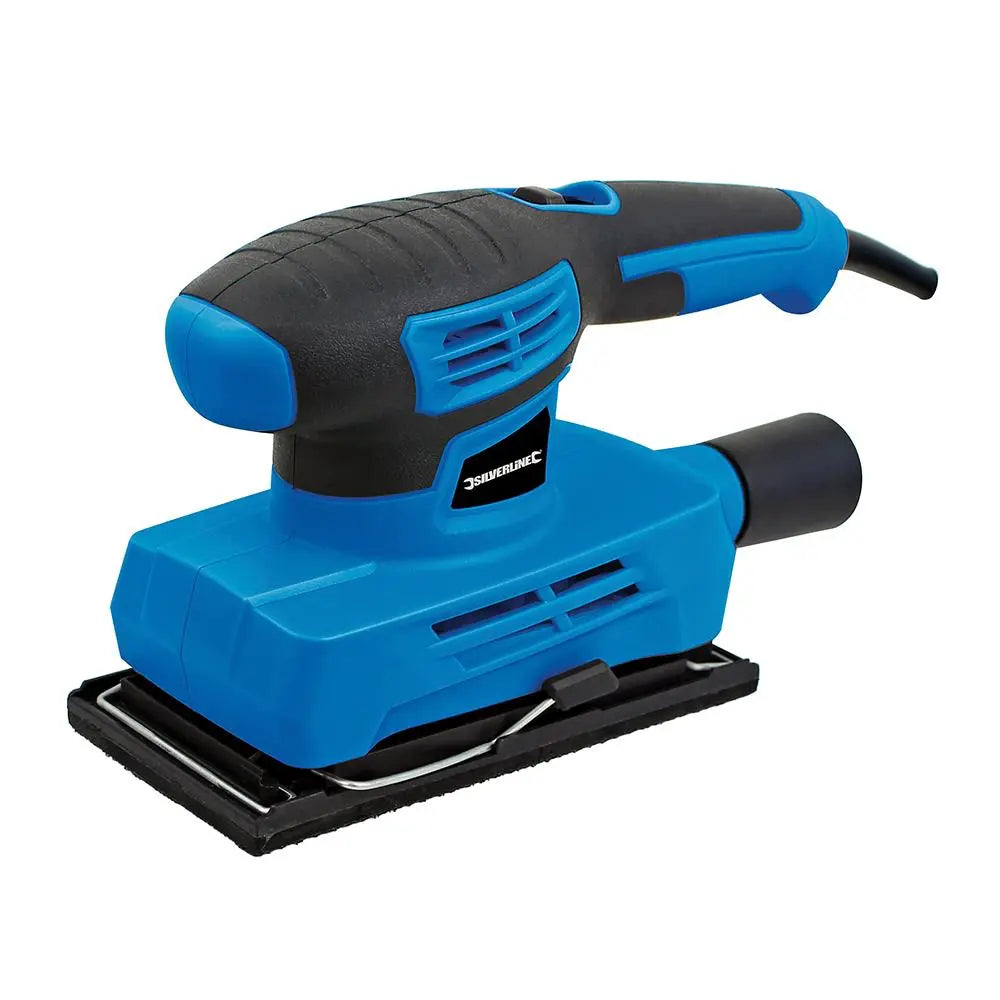 Silverline 160W Orbital Sander 1/3 Sheet 264125  White Rose Tools