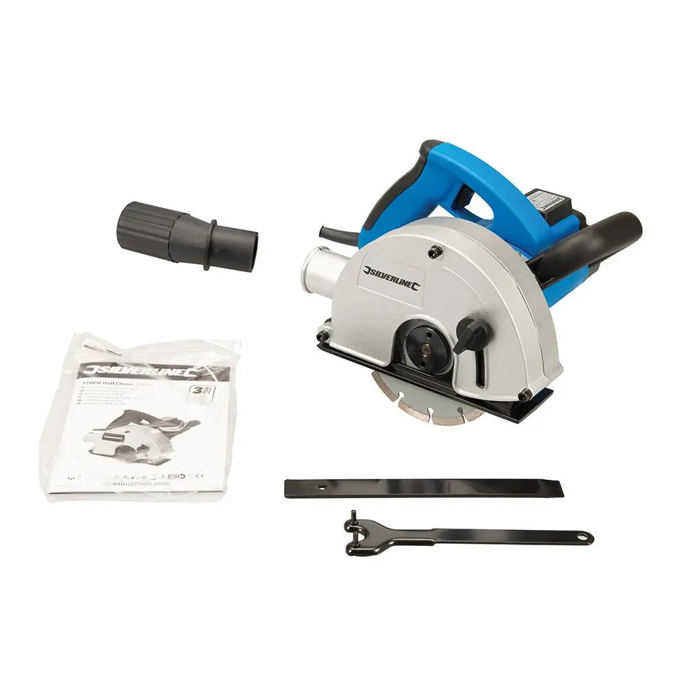 Silverline 1700W Wall Chaser 150mm 758130  White Rose Tools