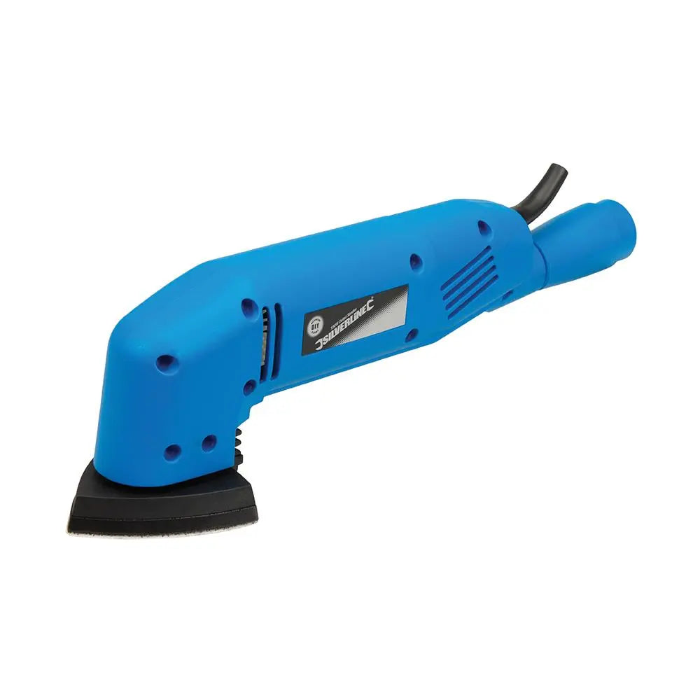 Silverline 180W Detail Sander 90mm 261345  White Rose Tools