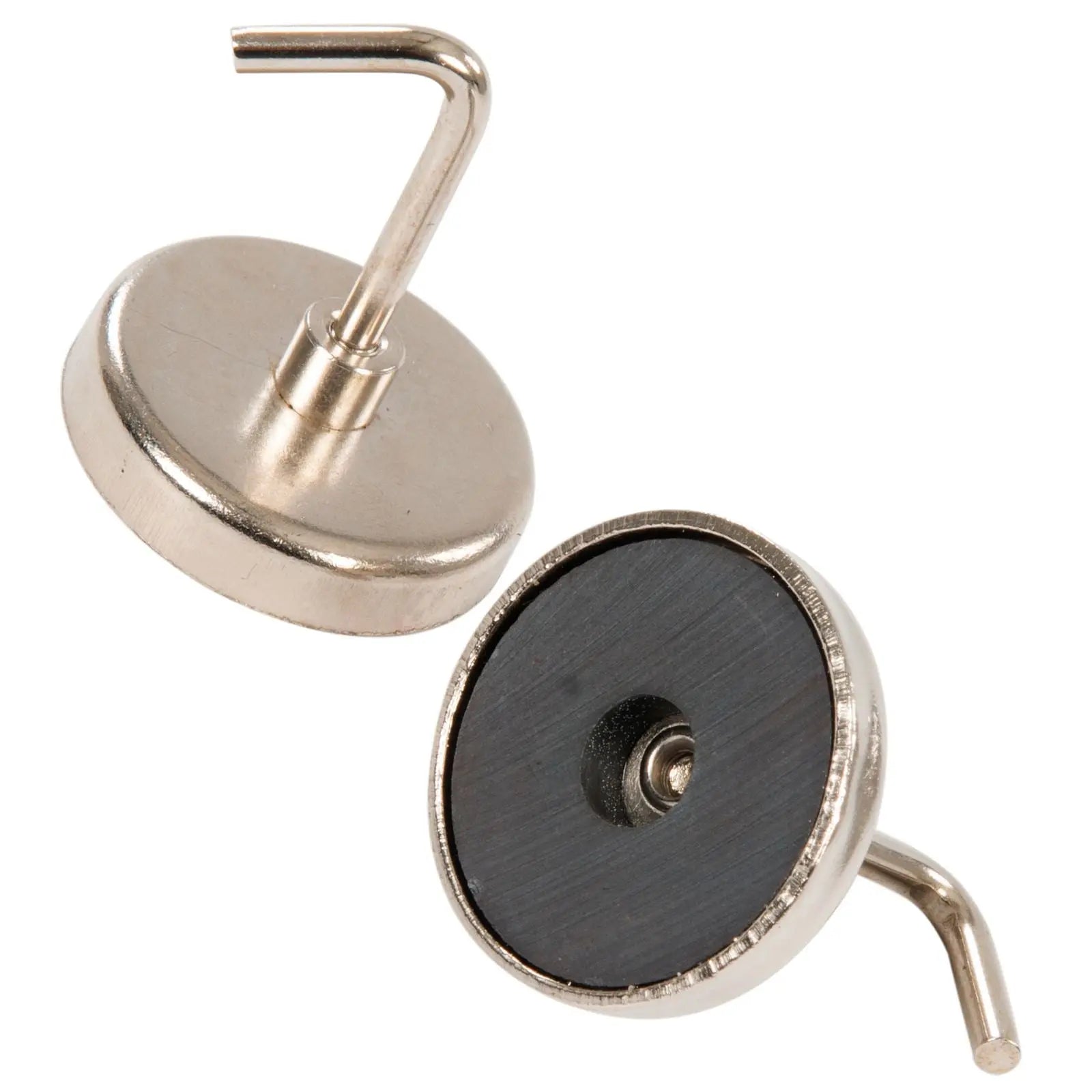 Silverline 2 Piece 5kg Magnetic Hooks Hanging Storage Fridge Cabinets 