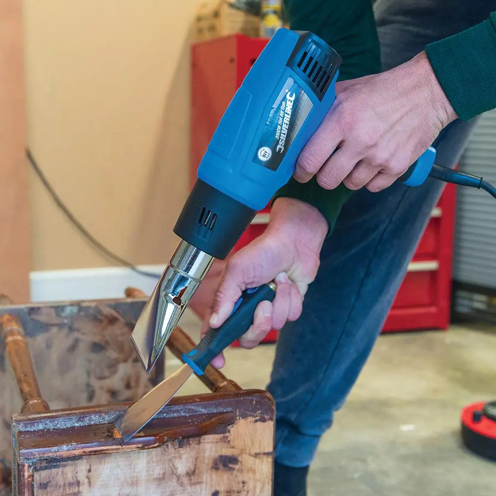 Silverline 2000W Heat Gun 550ºC 127655  White Rose Tools