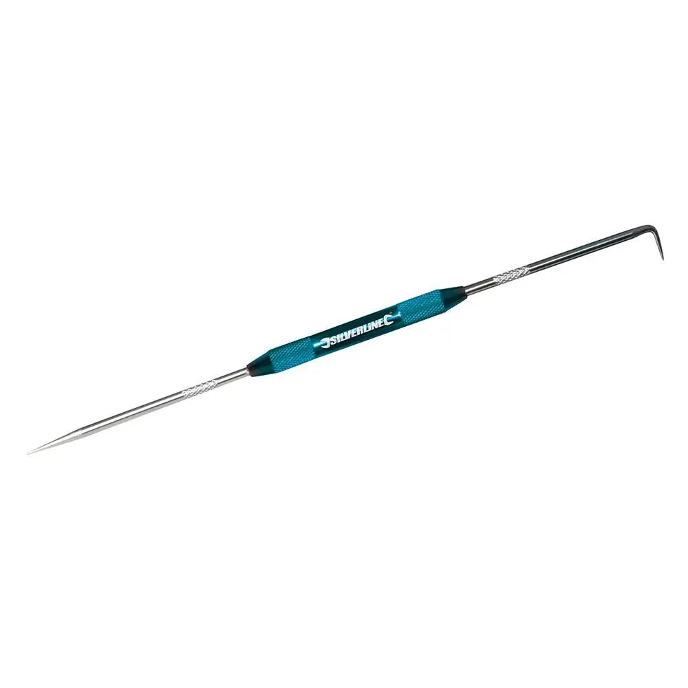 Silverline 200mm Engineers Scriber Straight & 90° Scoring Metal Plastic 