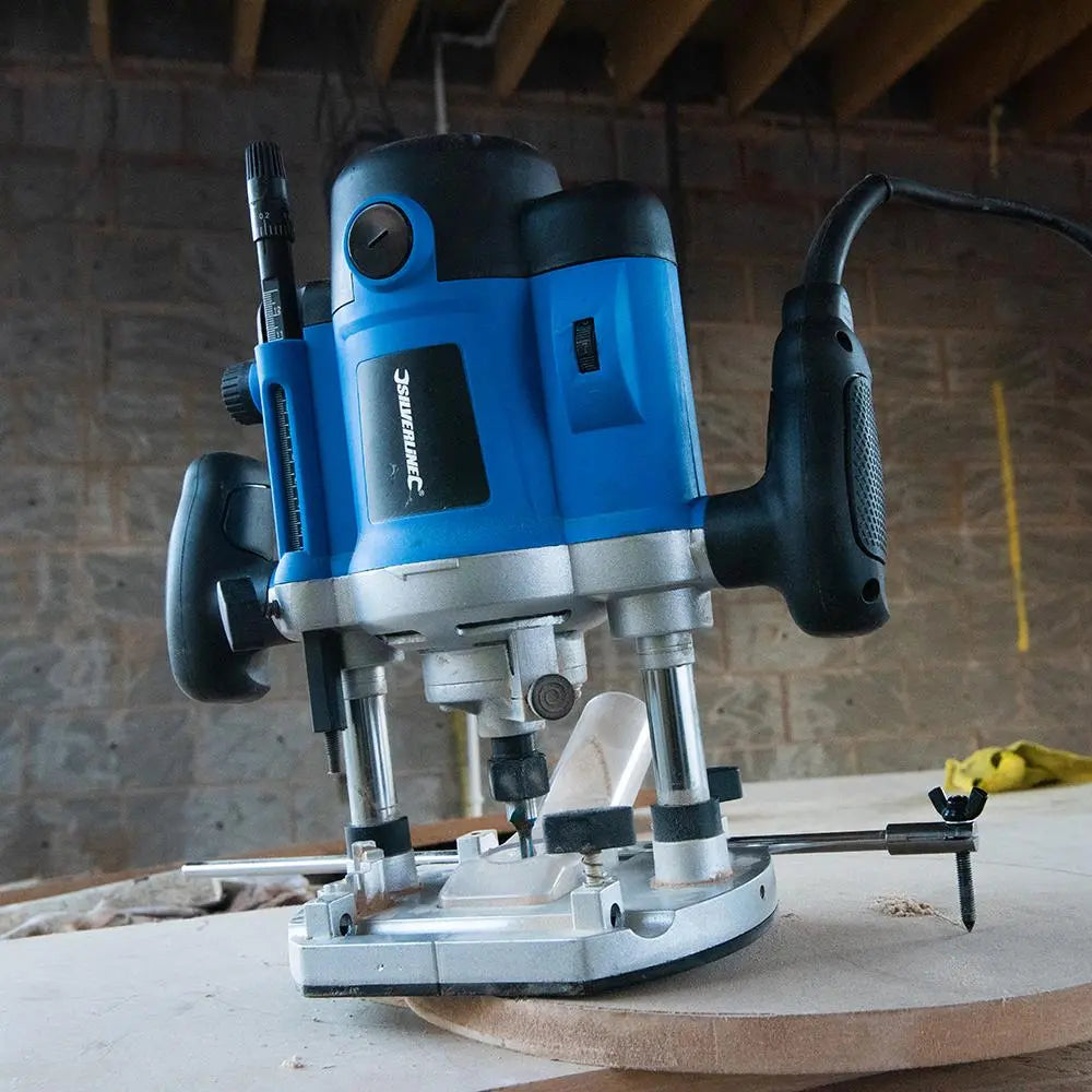 Silverline 2050W Plunge Router 1/2" 124799  White Rose Tools