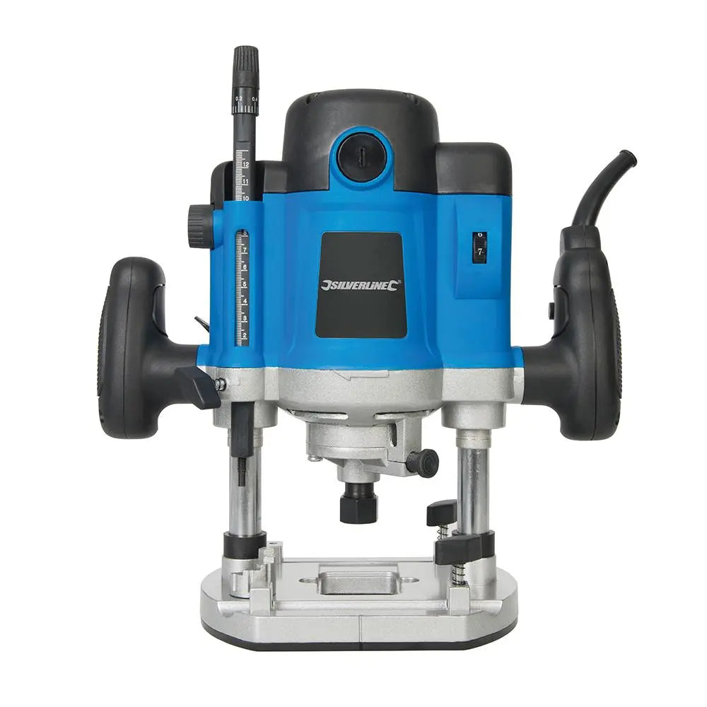 Silverline 2050W Plunge Router 1/2" 124799  White Rose Tools