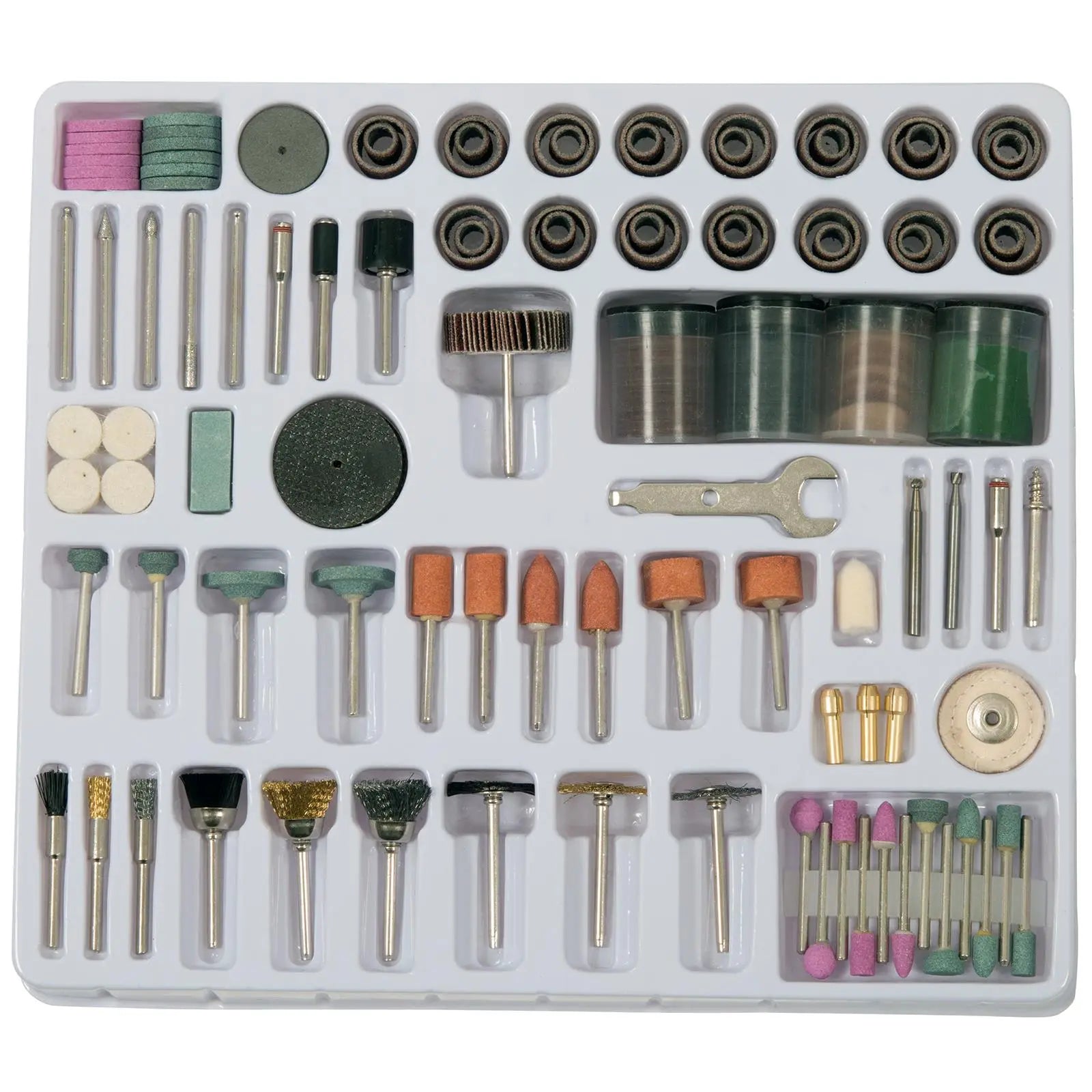 Silverline 216 Piece Rotary Tool Accessory Kit Hobby Cutting Sanding Grinding 