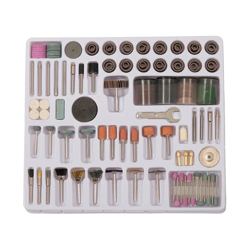 Silverline 216 Piece Rotary Tool Accessory Kit Hobby Cutting Sanding Grinding 
