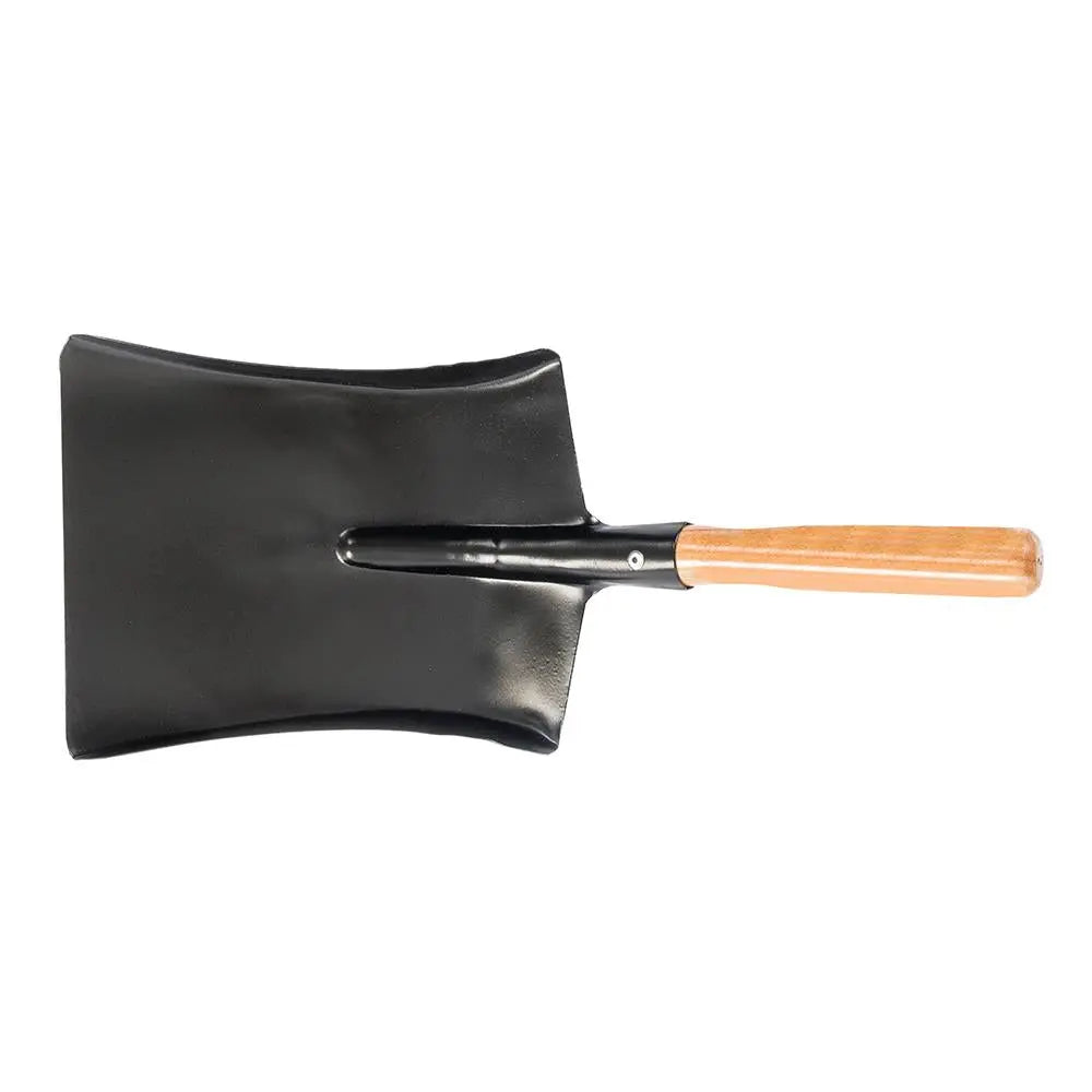 Silverline 230mm Dust Pan Hardwood Handle Cleaning Dirt Scoop Shovel Steel 