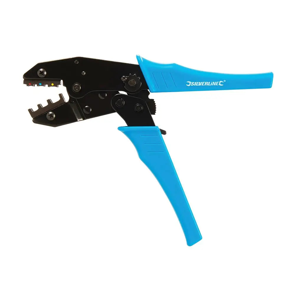 Silverline 230mm Expert Ratchet Crimping Tool 0.5-6mm Wire Electrician 