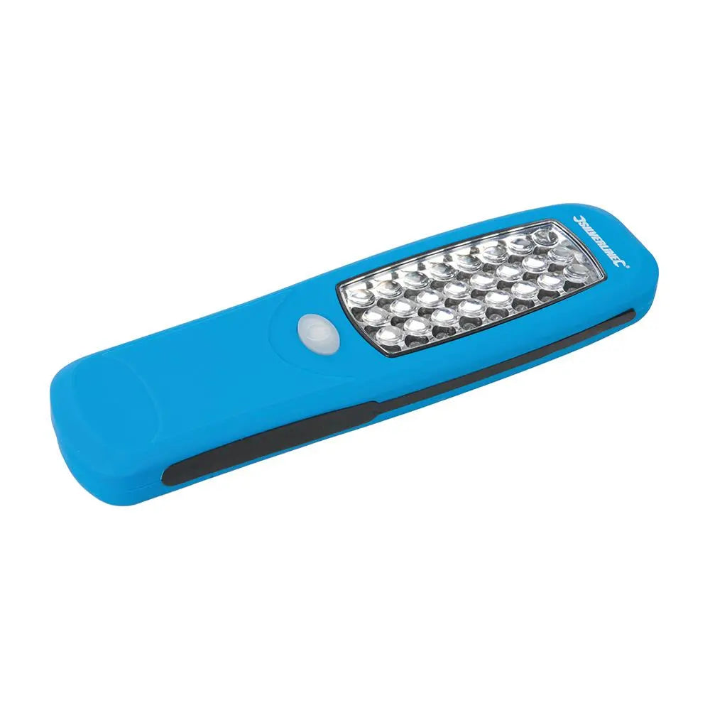 Silverline 24 LED Magnetic Torch Hanging Camping Flash Light Car Garage 