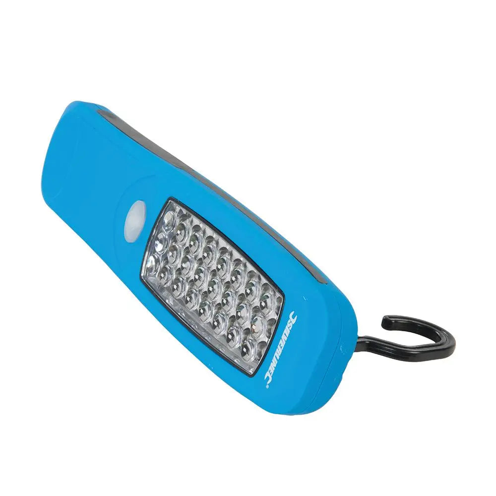 Silverline 24 LED Magnetic Torch Hanging Camping Flash Light Car Garage 