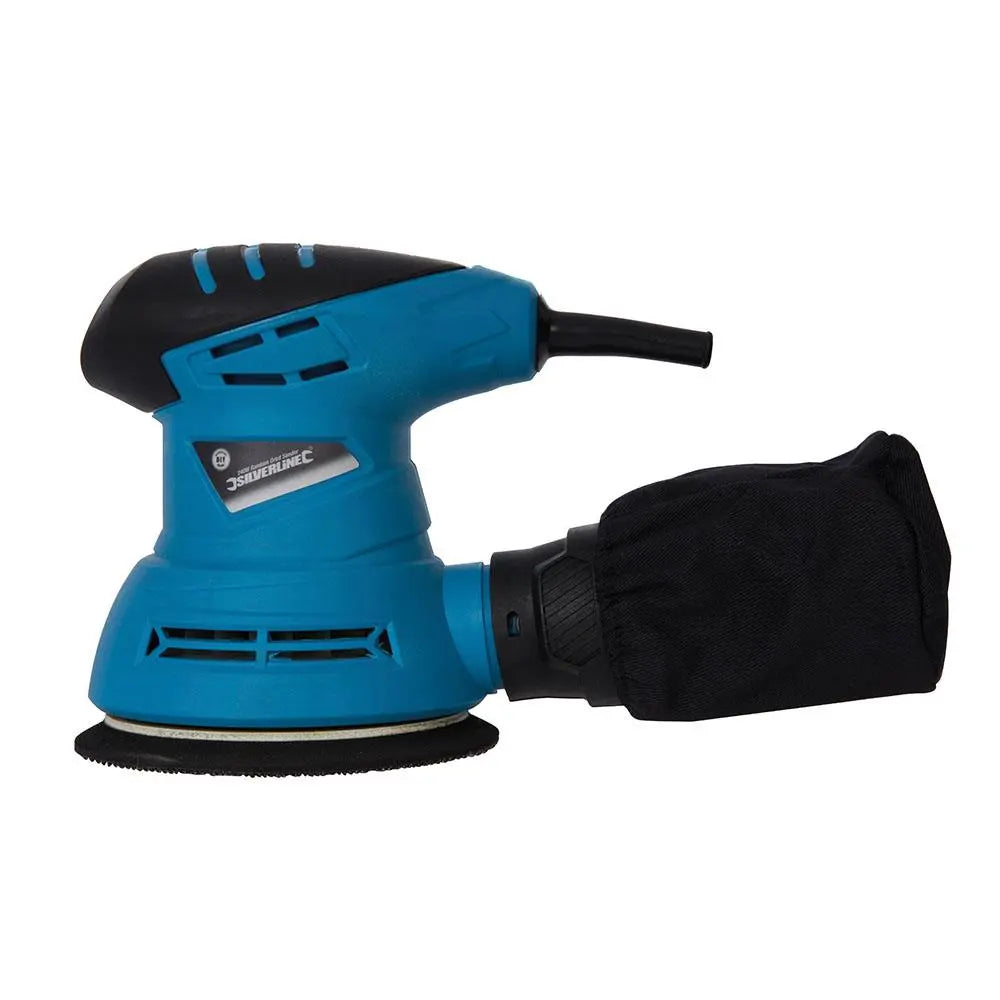 Silverline 240W Random Orbit Sander 125mm 870944  White Rose Tools