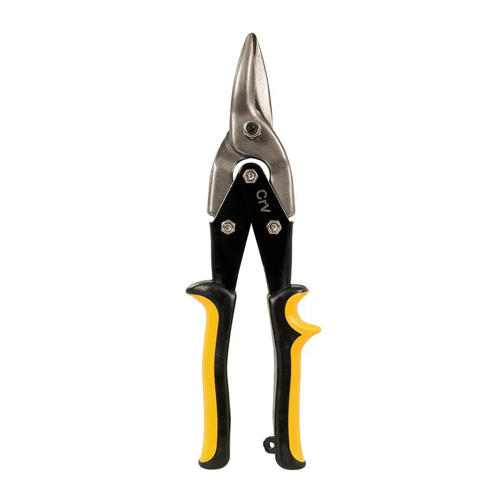 Silverline 240mm Straight Cut Aviation Tin Snips Metal Compound Lock Guard 