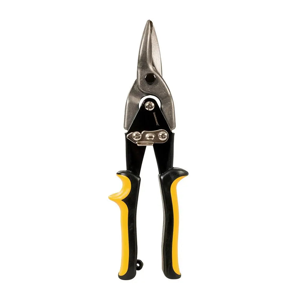 Silverline 240mm Straight Cut Aviation Tin Snips Metal Compound Lock Guard 