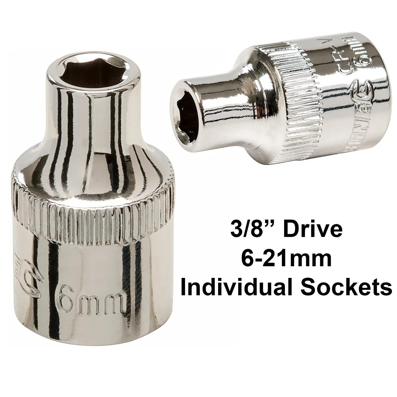 Silverline 3/8" Drive Sockets Metric 