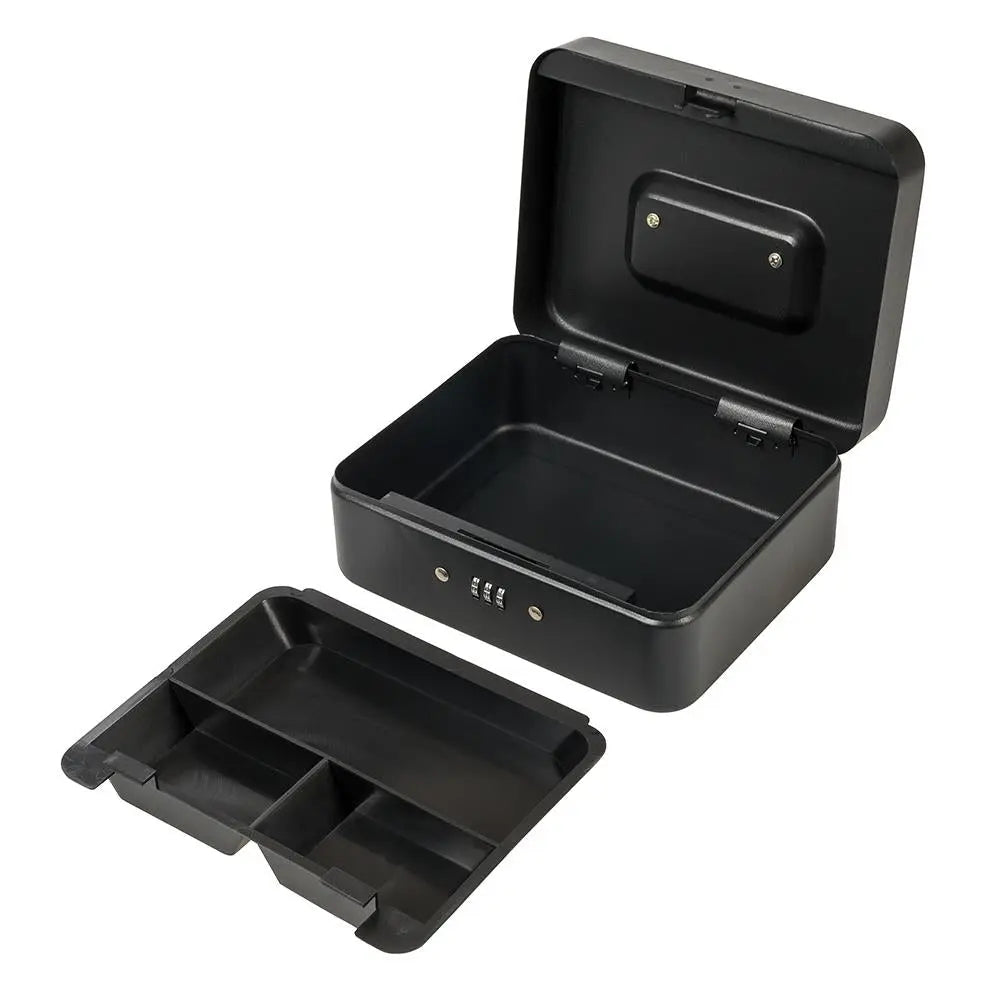 Silverline 3-Digit Combination Cash & Valuables Safe Box 200 x 160 90mm 732370  White Rose Tools