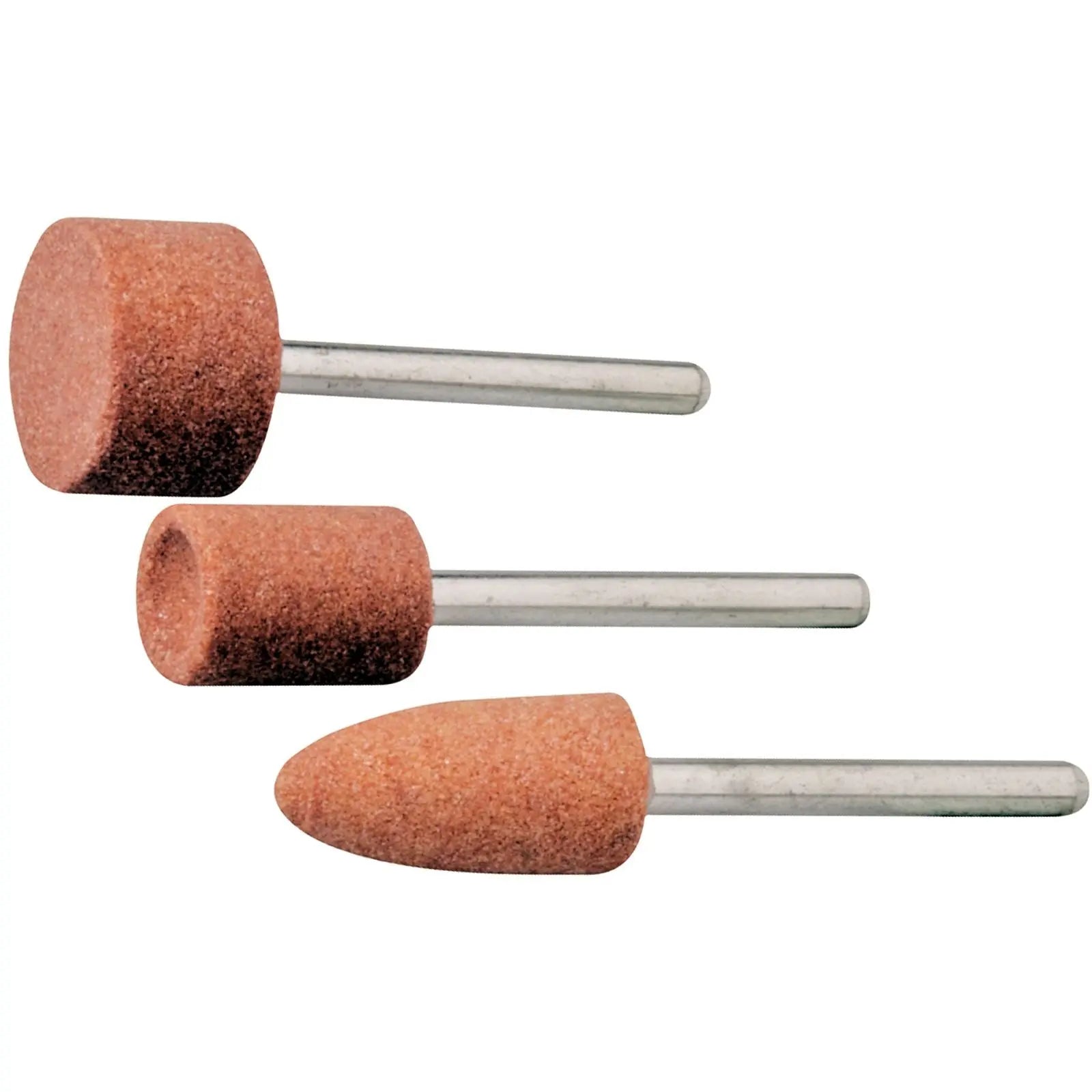 Silverline 3 Piece Circular Grinding Wheel Set Rotary Hobby Tool 3.1mm 