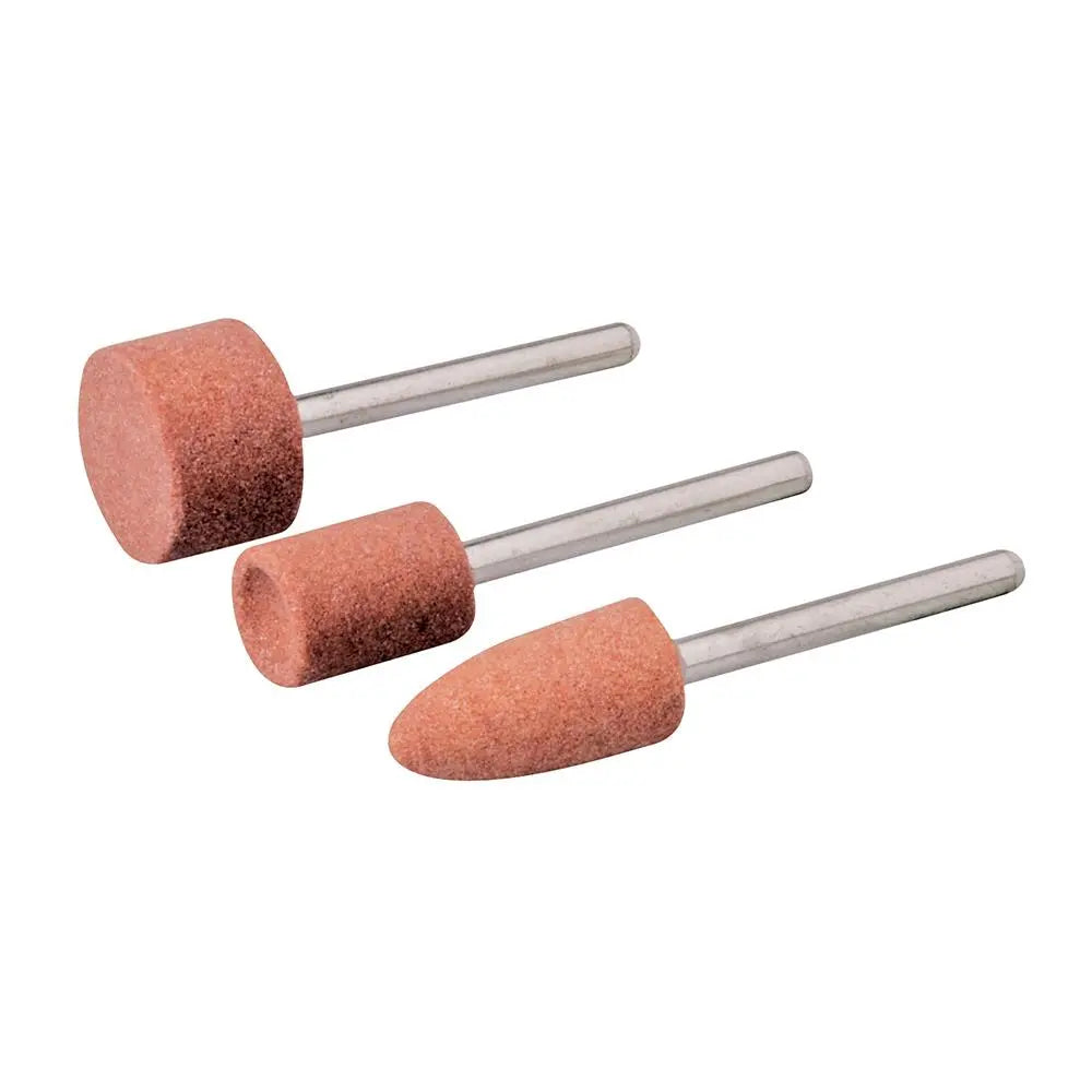 Silverline 3 Piece Circular Grinding Wheel Set Rotary Hobby Tool 3.1mm 