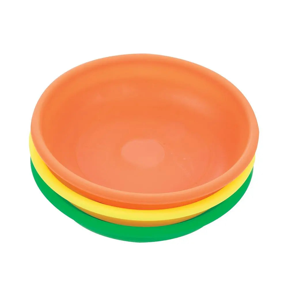 Silverline 3 Piece Hi-Vis Magnetic Bowls Parts Trays Storage Dish Bowl 