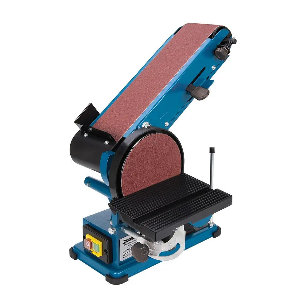 Silverline 350W Bench Belt & Disc Sander 390mm 972660  White Rose Tools