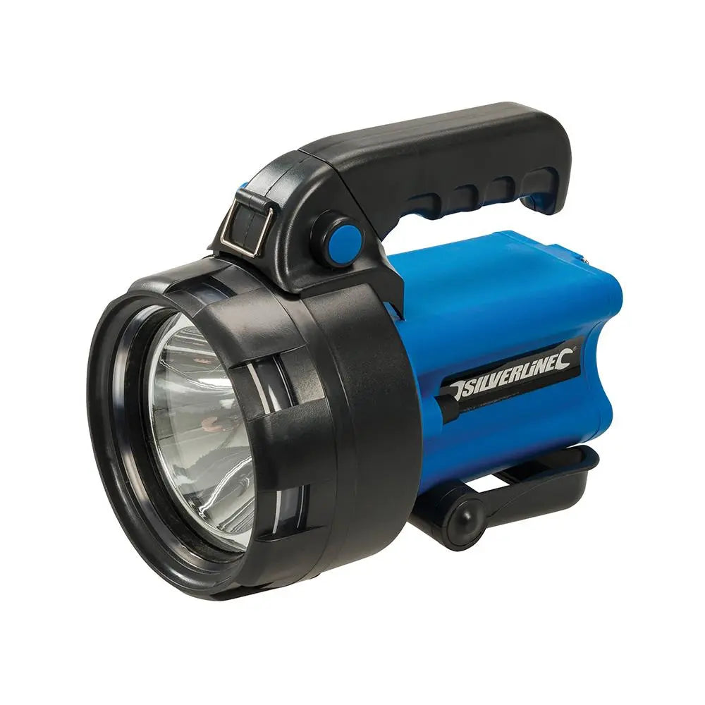 Silverline 3W Lithium Rechargeable Torch 150 Lumen 347767  White Rose Tools