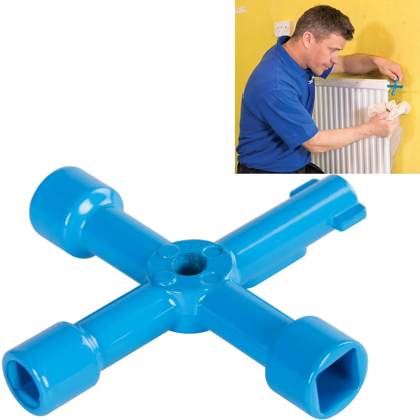 Silverline 4 Way Plumbers Utility Key Radiator Bleed Gas Electric Meter Cabinet 