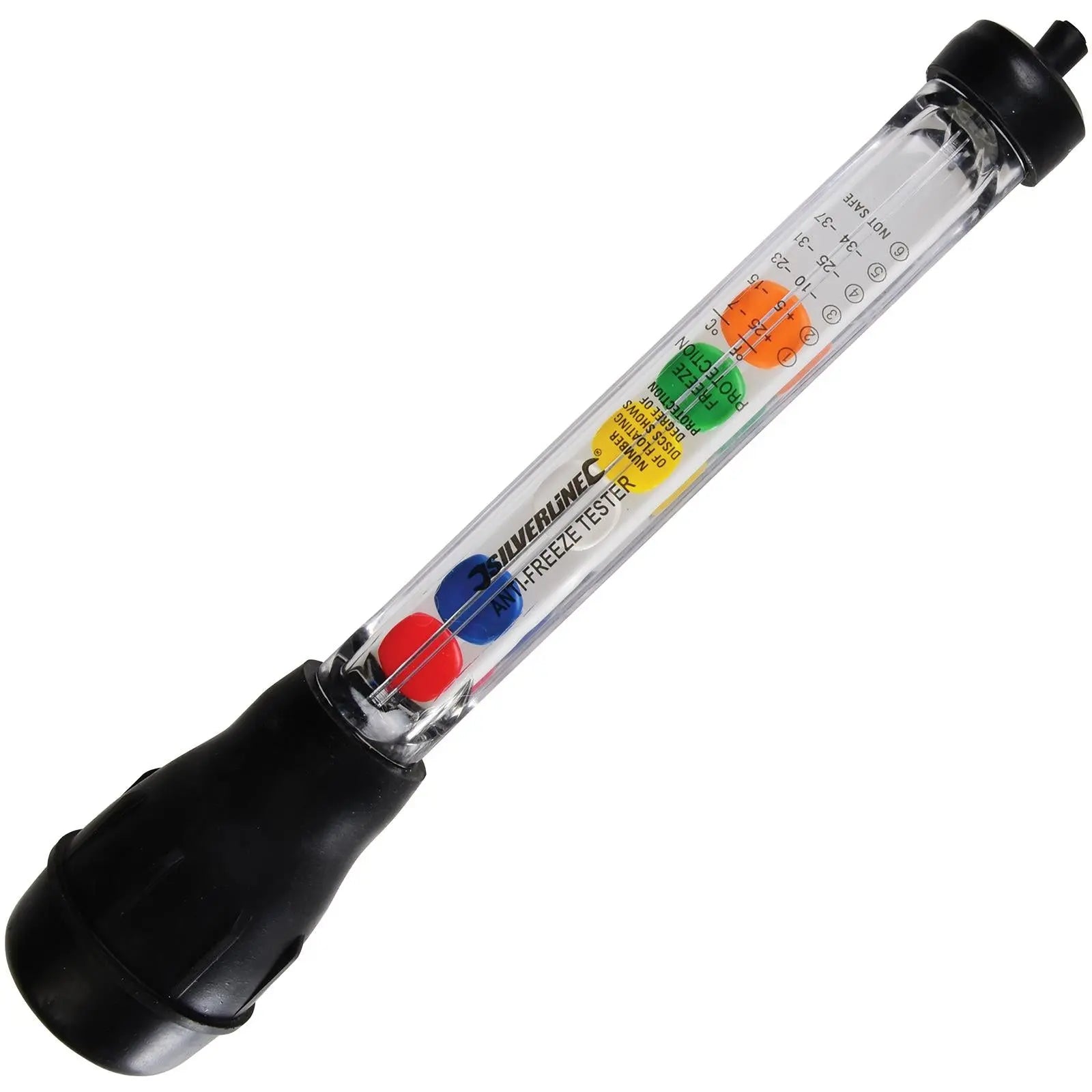 Silverline 460mm Anti Freeze Tester Coolant Radiator Easy Read Temperature 