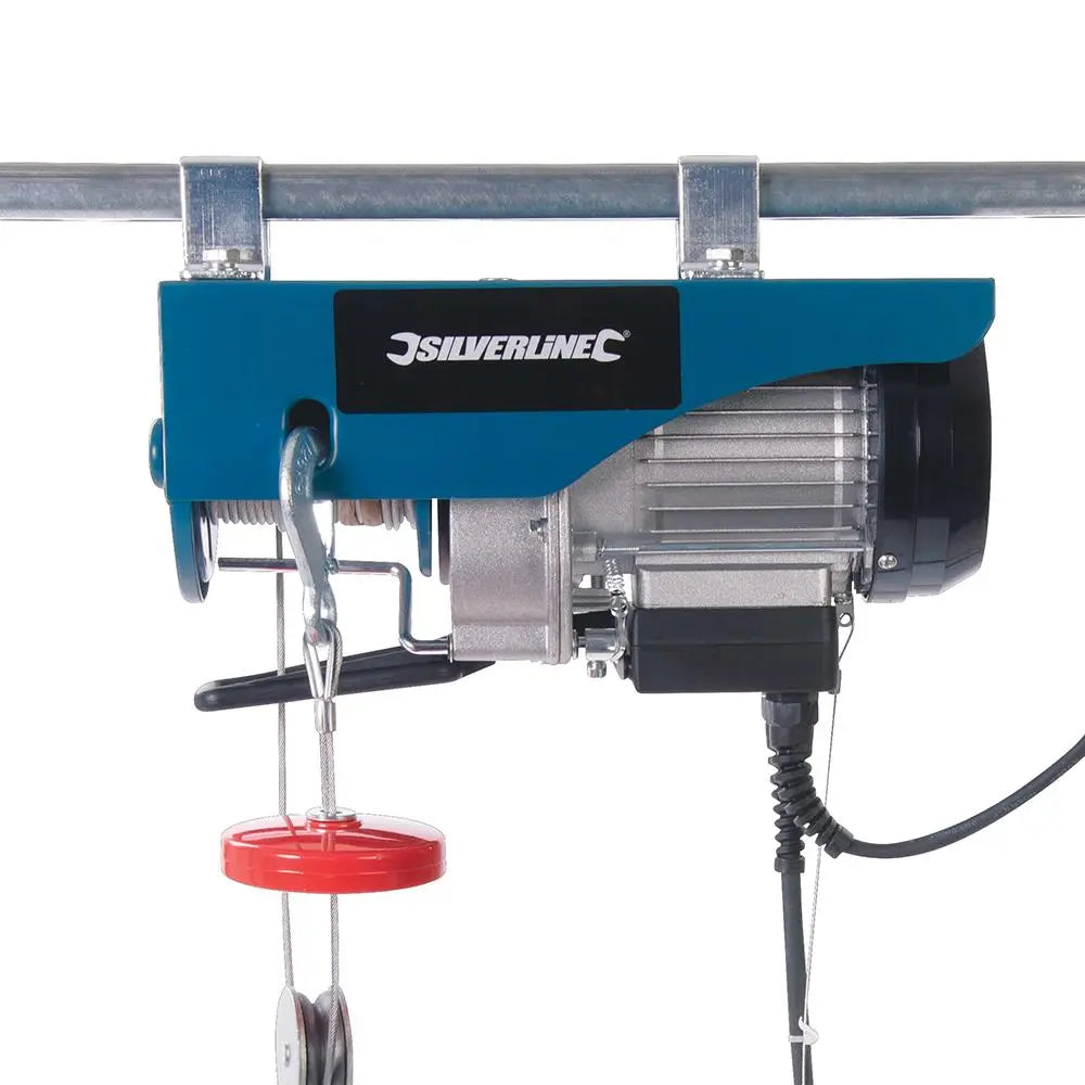 Silverline 500W Electric Hoist 250kg 264782  White Rose Tools