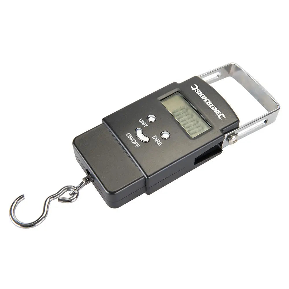 Silverline 50kg Electronic Pocket Balance Weighing Scales Metric Imperial 