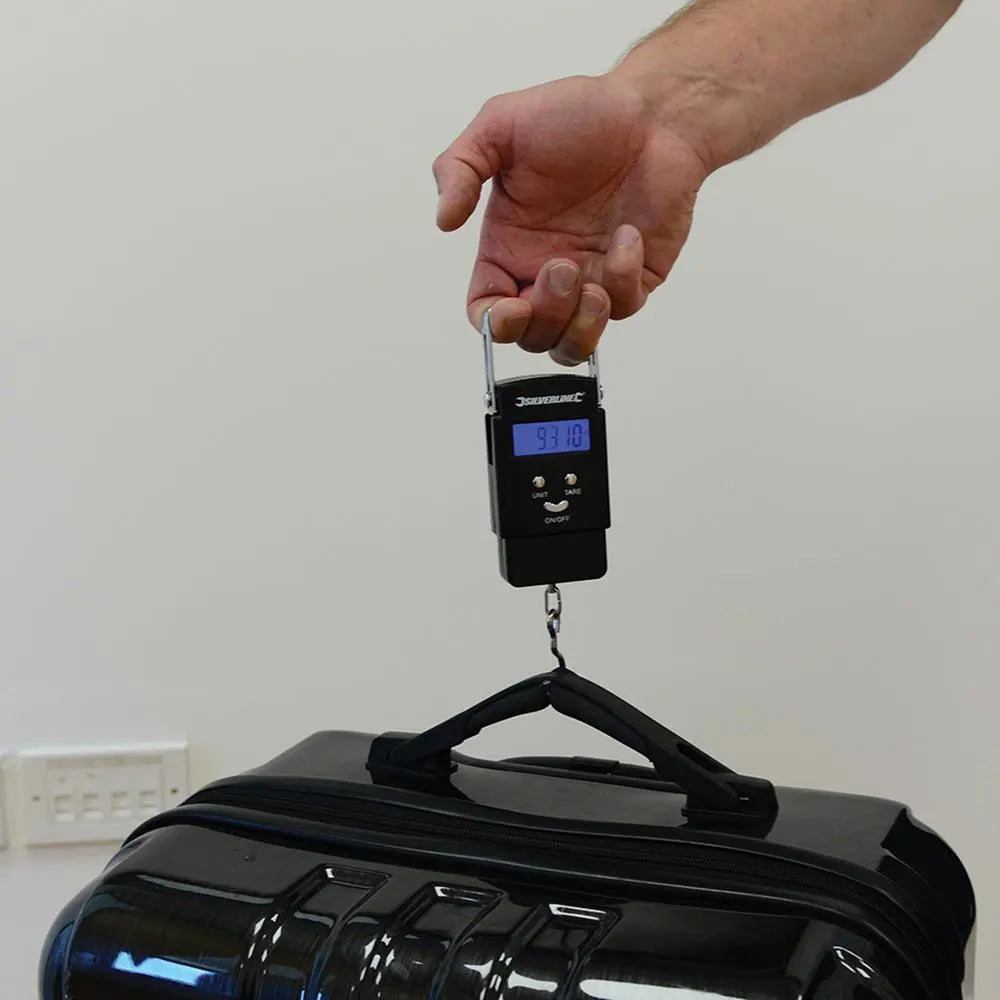 Silverline 50kg Electronic Pocket Balance Weighing Scales Metric Imperial 