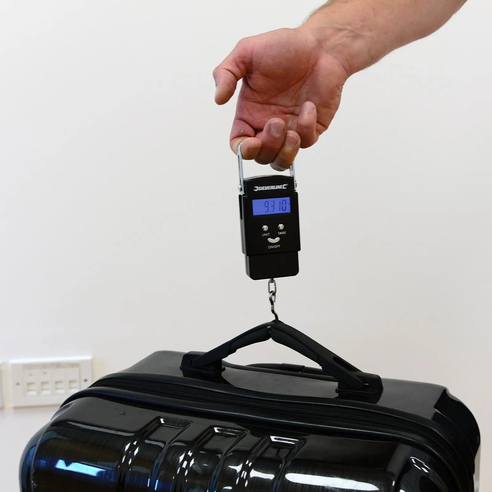 Silverline 50kg Electronic Pocket Balance Weighing Scales Metric Imperial 