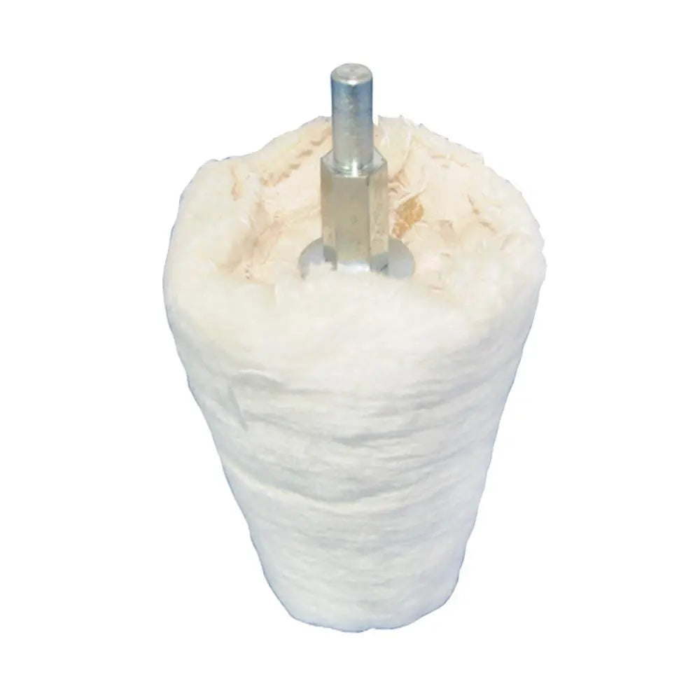 Silverline 50mm Goblet Polishing Mop  White Rose Tools