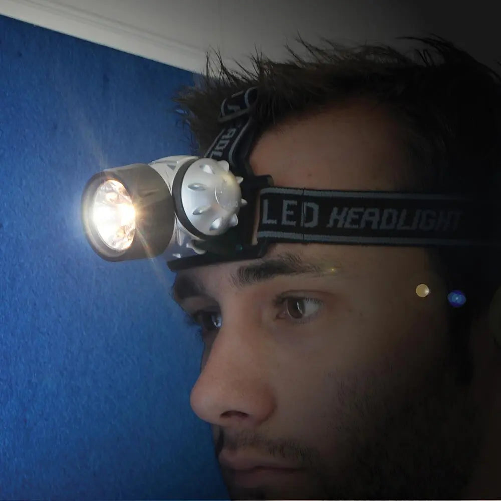 Silverline 6 LED Krypton Head Light Lamp Fishing Camping Torch Bike 