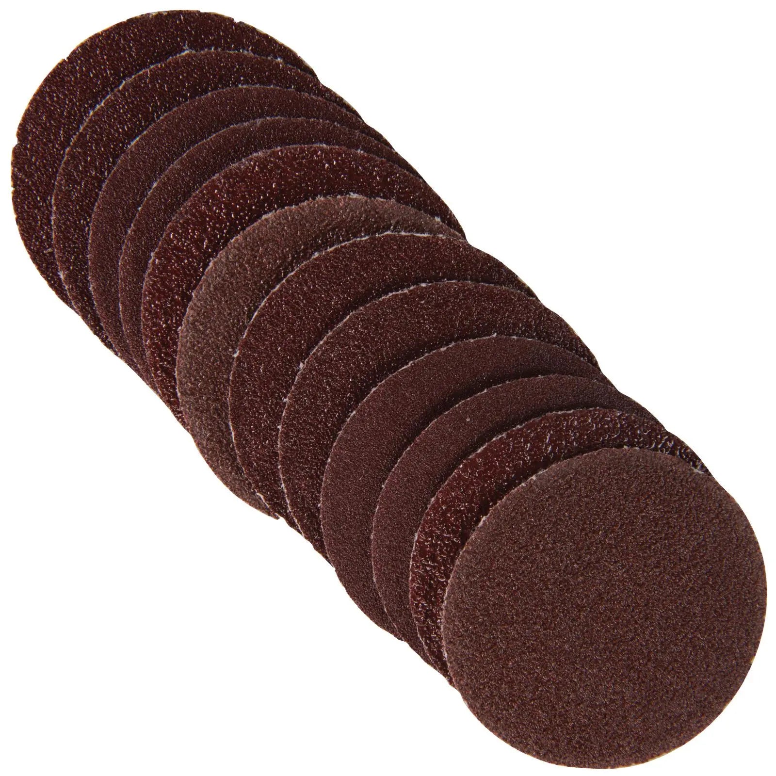 Silverline 60 Pack Hook & Loop Sanding Discs 50mm Assorted Set - White