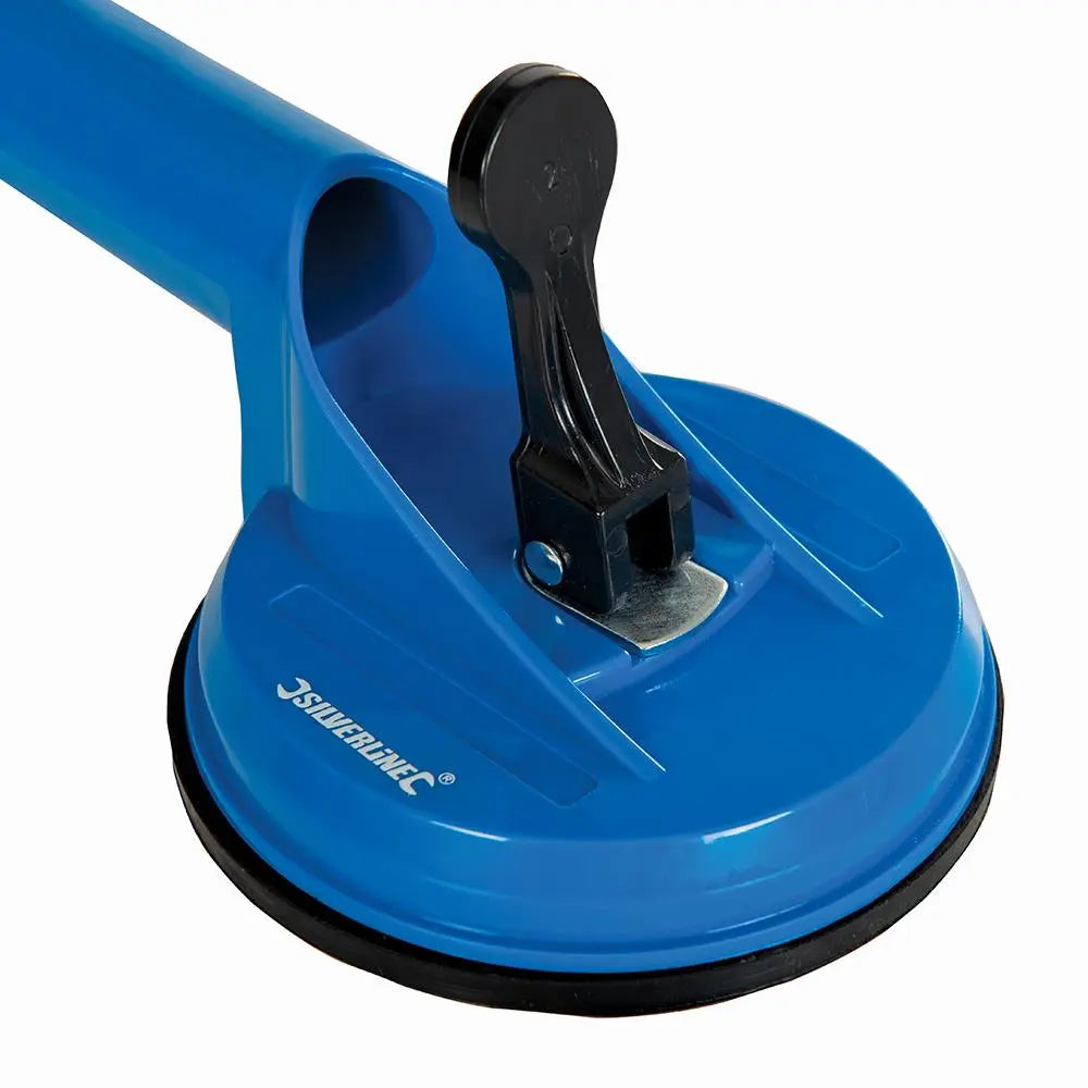 Silverline 70kg Double Suction Pad Glass Window Dent Puller Lifting 