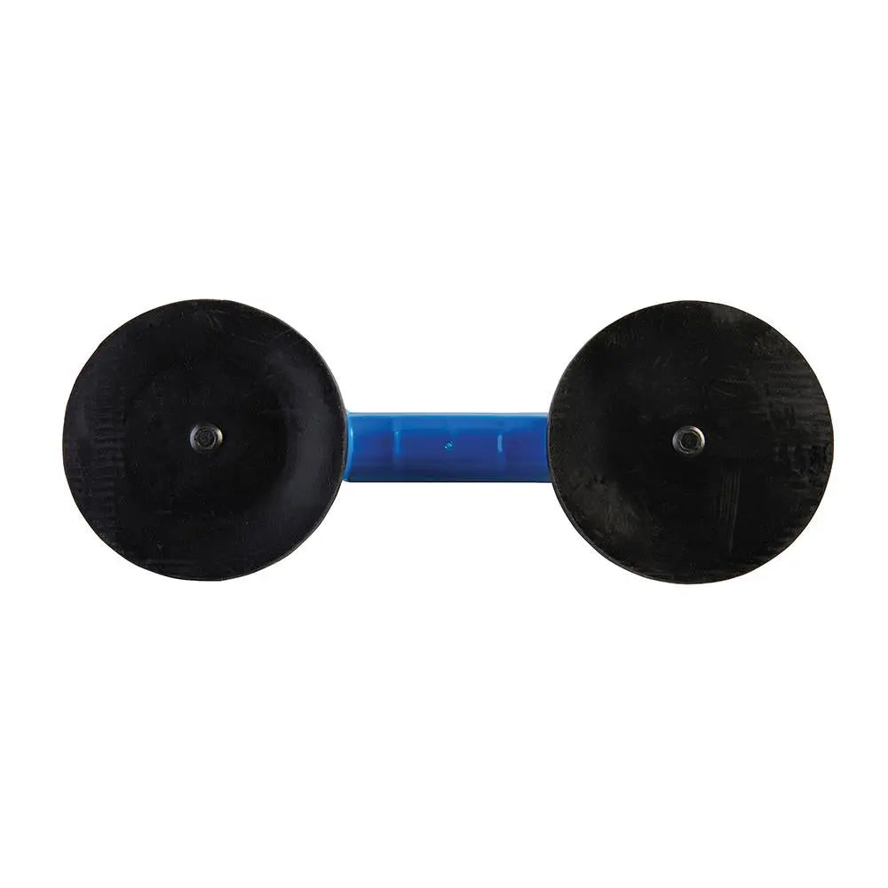 Silverline 70kg Double Suction Pad Glass Window Dent Puller Lifting 